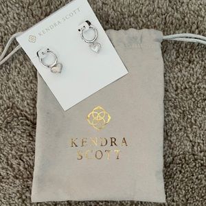 Kendra Scott Ari Heart Huggie Earrings